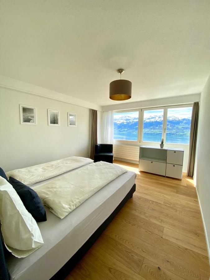 Panorama Boutique Apartment With Air Condition, Spa Entry In Solbadhotel Sigriswil Exteriér fotografie